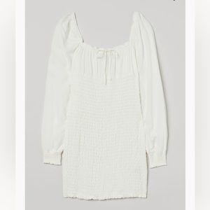 H&M smocked mini dress